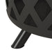 Bryce Round Fire Pit with Screen and Log Turner