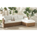 Anguilla Wicker Sectional Chaise Sofa