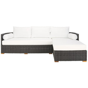 Anguilla Wicker Sectional Chaise Sofa
