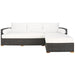 Anguilla Wicker Sectional Chaise Sofa