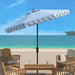 Elegant Valance 9 Ft Umbrella
