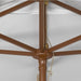 Aklin 10 Ft Wood Market Umbrella