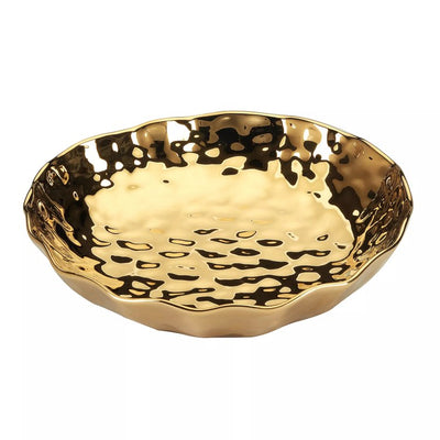 Product Image: Serving Bowl Gold Coast 3 Quart Gold Porcelain