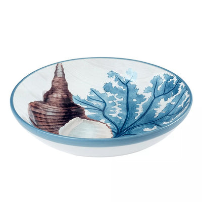 Product Image: Serving Bowl Beyond the Shore 128 Ounce Multicolored Earthenware