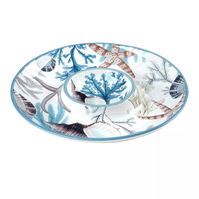Product Image: Chip and Dip Set Beyond the Shore 1PC Multicolored Earthenware
