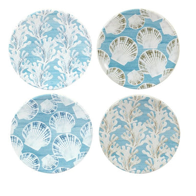 Product Image: Canape Plate Beyond the Shore Multicolored Earthenware