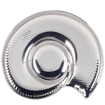 Product Image: Chip and Dip Set Silver Coast 3-D Nautilus 1PC Multicolored Porcelain