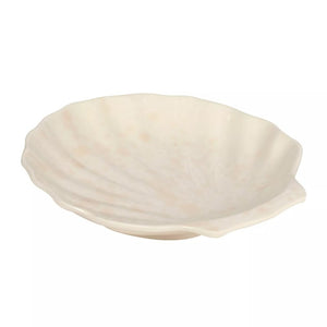 Candy Bowl Seacoast 3-D Scallop Shell Multicolored Melamine