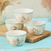 Bowl Set Escape to the Sea Ice Cream Assorted 4PC 24 Ounce Multicolored