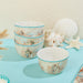 Bowl Set Escape to the Sea Ice Cream Assorted 4PC 24 Ounce Multicolored