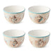 Bowl Set Escape to the Sea Ice Cream Assorted 4PC 24 Ounce Multicolored