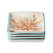 Canape Plate Escape to the Sea Multicolored Ceramic