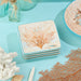 Canape Plate Escape to the Sea Multicolored Ceramic