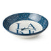 Serving Bowl Wake At The Lake 128 Ounce Multicolored Ceramic