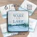 Canape Plate Wake At The Lake Multicolored Ceramic