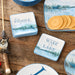 Canape Plate Wake At The Lake Multicolored Ceramic