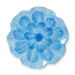 Dinner Plate Set Wildflower 3-D Floral 4PC 11 Inch Blue Melamine
