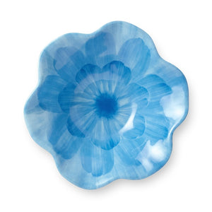 Bowl Set Wildflower Blue 3-D Floral All Purpose 4PC 22 Ounce Multicolored