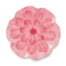 Dinner Plate Set Wildflower 3-D Floral 4PC 11 Inch Pink Melamine