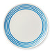 Dinner Plate Set Dockside Blue 4PC 11 Inch Blue/White Stoneware