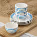 Bowl Set Dockside Blue Ice Cream 4PC 20 Ounce Multicolored