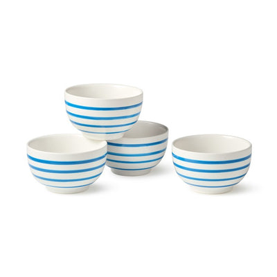 Product Image: Bowl Set Dockside Blue Ice Cream 4PC 20 Ounce Multicolored