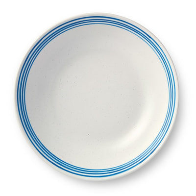 Product Image: Serving Bowl Dockside Blue 112 Ounce White/Blue Stoneware