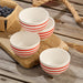 Bowl Set Dockside Red Ice Cream 4PC 20 Ounce Multicolored