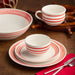 Bowl Set Dockside Red Ice Cream 4PC 20 Ounce Multicolored