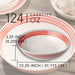 Serving Bowl Dockside Red 34 112 Ounce Multicolored Stoneware