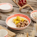 Serving Bowl Dockside Red 34 112 Ounce Multicolored Stoneware