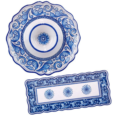 Product Image: Chip and Dip Set Veranda 2PC Multicolored Melamine