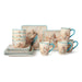 Dinnerware Set Escape to the Sea 16PC Multicolored Ceramic