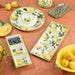 Chip and Dip Set Limone Hostess 3PC Multicolored Melamine
