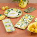 Chip and Dip Set Limone Hostess 3PC Multicolored Melamine