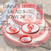 Dinnerware Set Beach House Lobster 12PC Multicolored Melamine