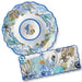 Chip and Dip Set Blue Lagoon 2PC Multicolored Melamine