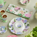 Chip and Dip Set Garden Path 2PC Multicolored Melamine