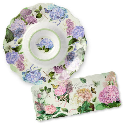 Product Image: Chip and Dip Set Garden Path 2PC Multicolored Melamine