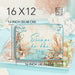 Platter Escape to the Sea Rectangular Multicolored Ceramic