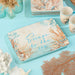 Platter Escape to the Sea Rectangular Multicolored Ceramic