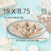 Platter Escape to the Sea Fish Oval Multicolored Ceramic