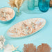 Platter Escape to the Sea Fish Oval Multicolored Ceramic
