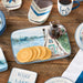 Platter Wake At The Lake Rectangular Multicolored Ceramic