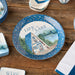 Platter Wake At The Lake Round Multicolored Ceramic