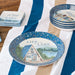 Platter Wake At The Lake Round Multicolored Ceramic