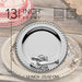Platter Lobster Round Silver Porcelain