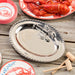 Platter Lobster Oval Silver Porcelain