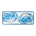 Platter Set Beach House Crab 2 Piece Blue/White/Red Melamine