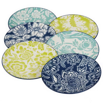 Product Image: Canape Plate Tapestry Multicolored Porcelain